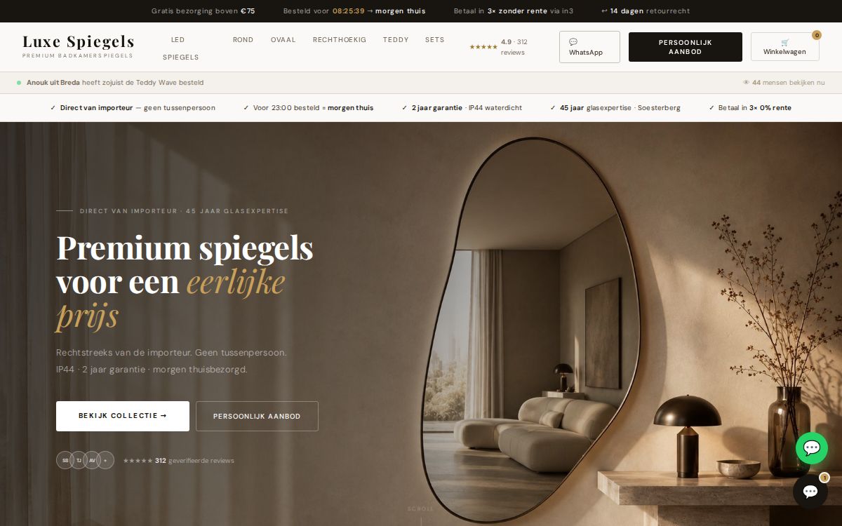 Luxe-spiegels