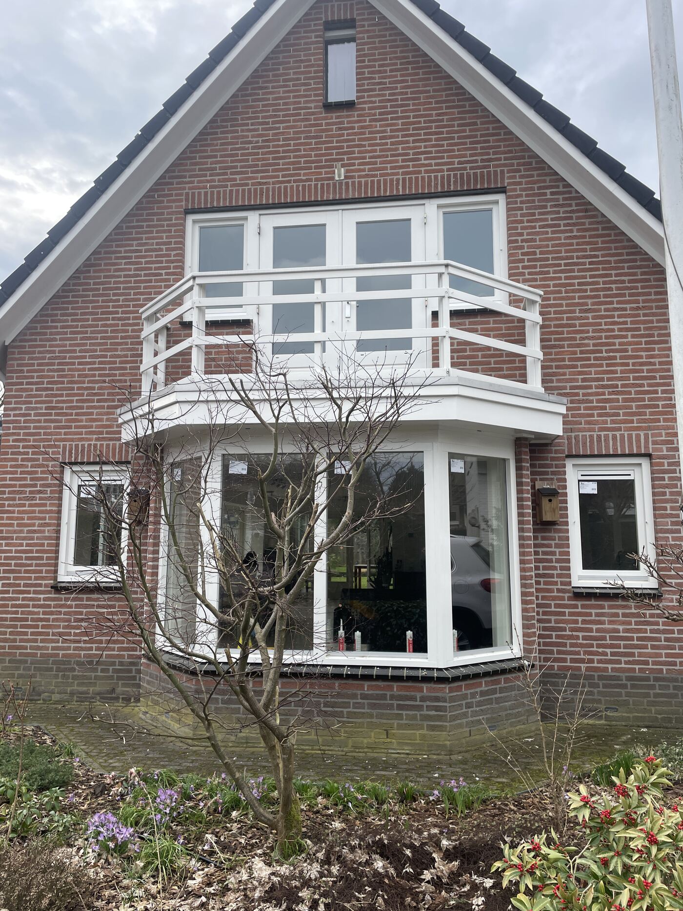 Bay window + balkonglas