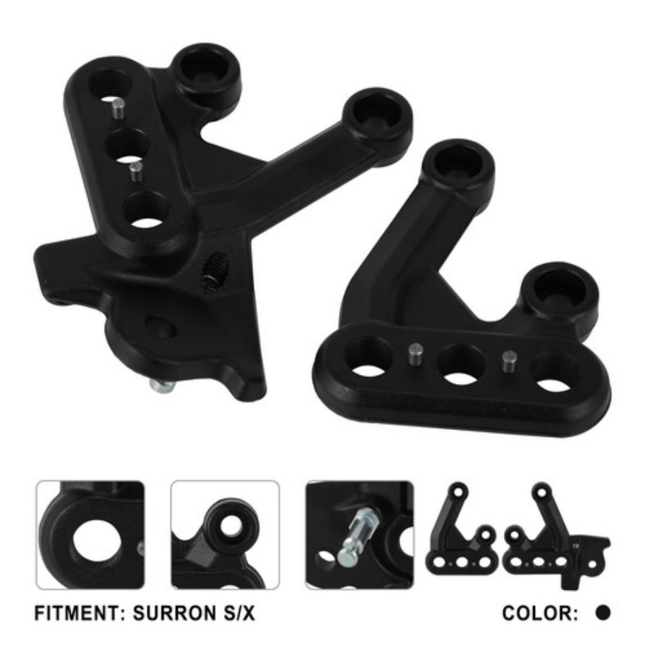 JFGRacing Kit abaisseur de repose-pieds (11142037) - Surron