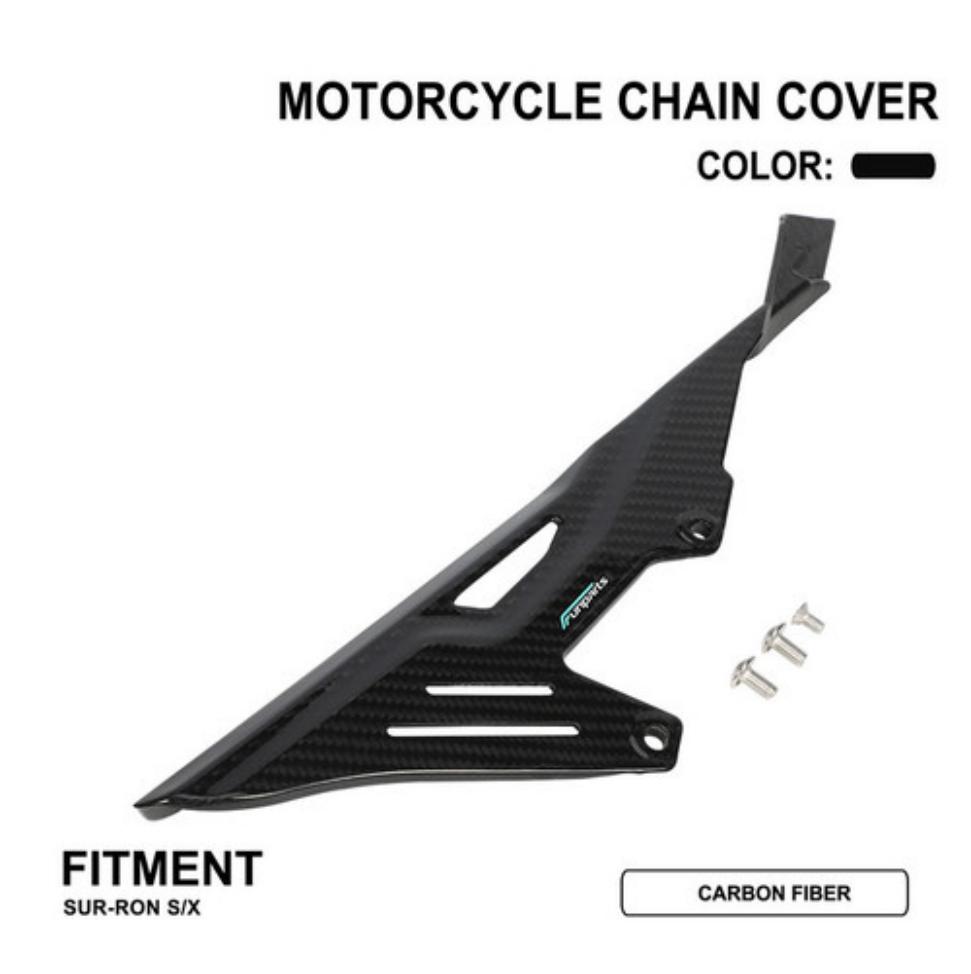 JFGRacing Cache de chaîne moto - Carbone (14142065) - Surron