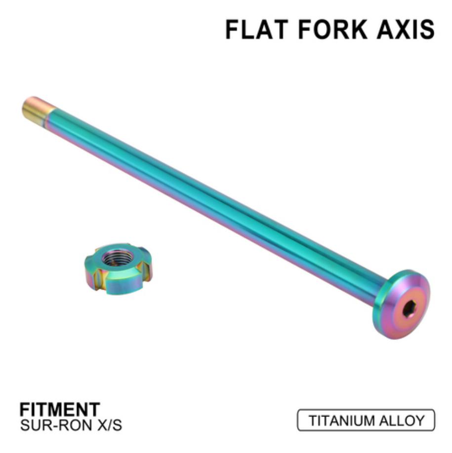 JFGRacing Axe de roue arrière - Titane (19212006) - Surron