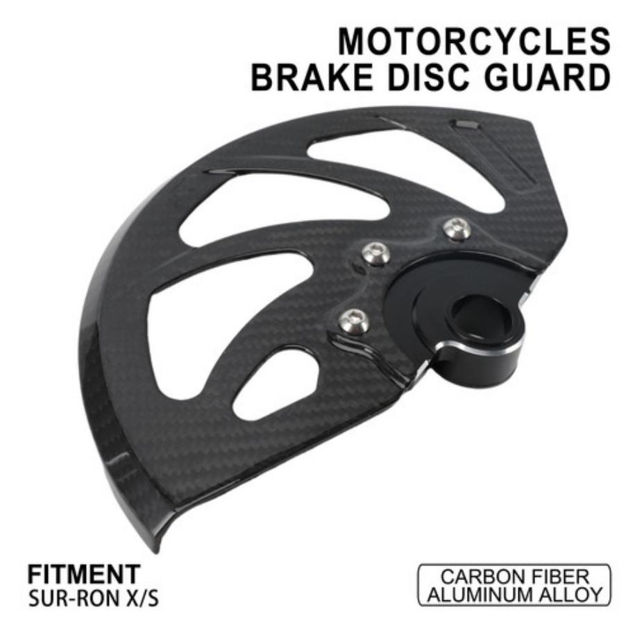 JFGRacing Protection disque de frein moto - Carbone (13142008) - Surron