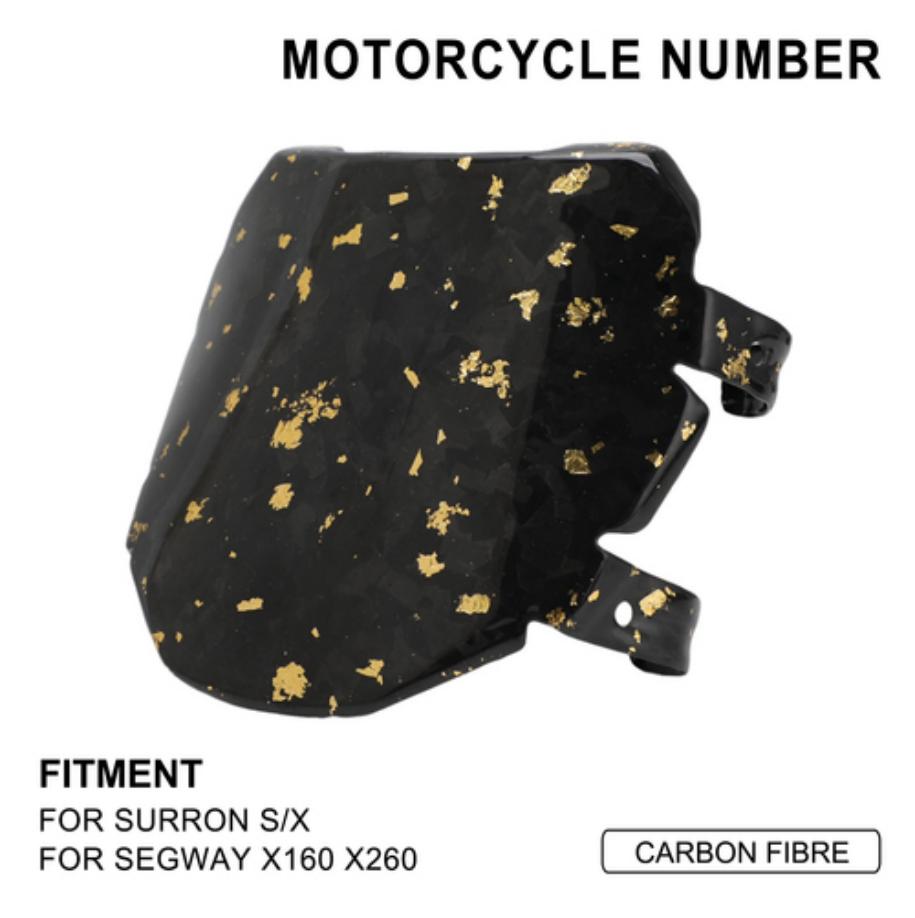 JFGRacing Plaque numéro moto - Carbone (11122006) - Surron