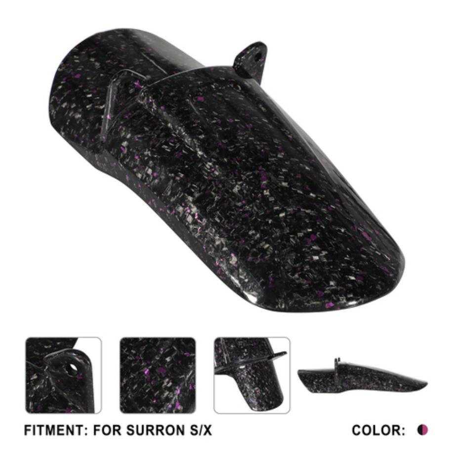 JFGRacing Garde-boue moto - Carbone (11132038) - Surron