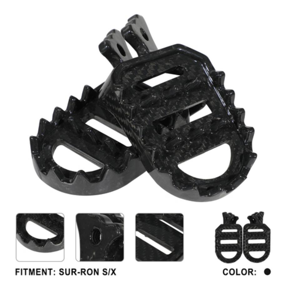 JFGRacing Repose-pied - Titane (11142042) - Surron