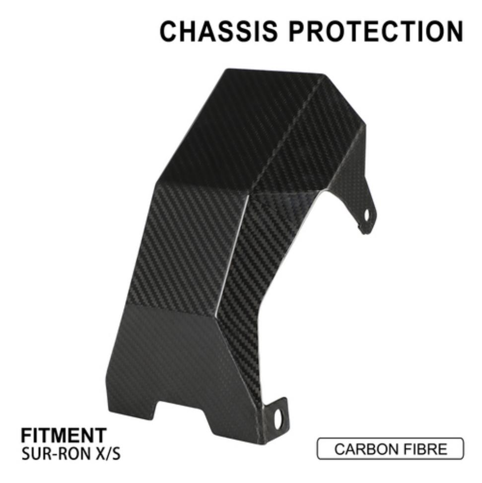 JFGRacing Protection de chassis - Carbone (16272006) - Surron