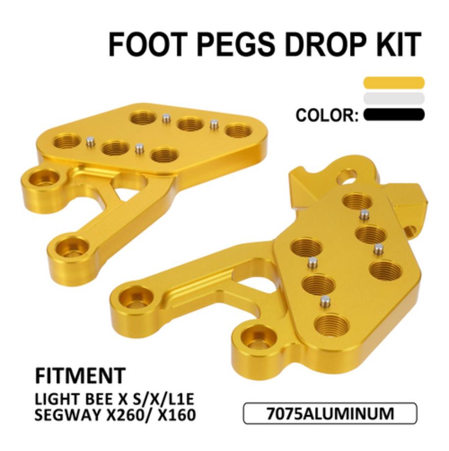 JFGRacing Kit abaisseur de repose-pieds (14142044) - Surron