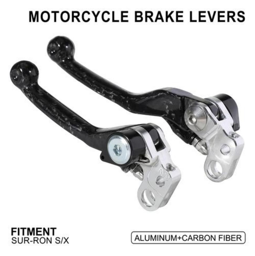 JFGRacing Leviers de frein moto - Carbone (13112022) - Surron